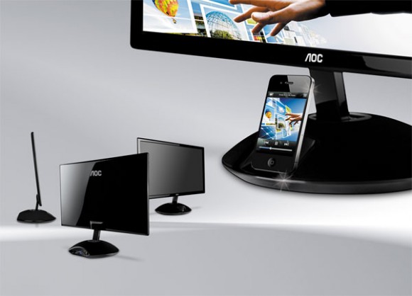 AOC представила монитор со встроенной док-станцией для iPhone